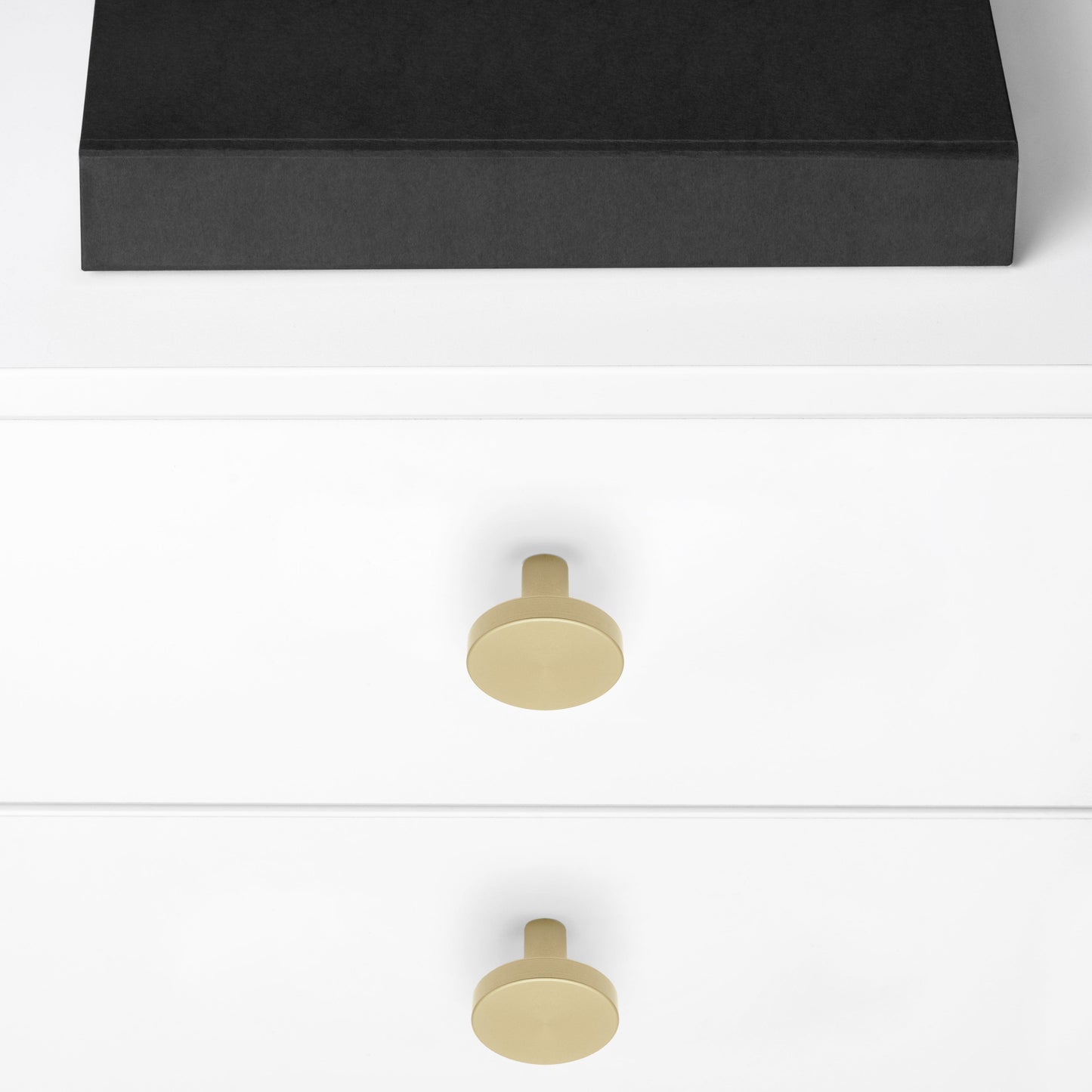 Emuca Set 10 Möbelknöpfe, Schrankknöpfe Uppsala, Durchmesser 30mm, Aluminium - werkzeug-online24