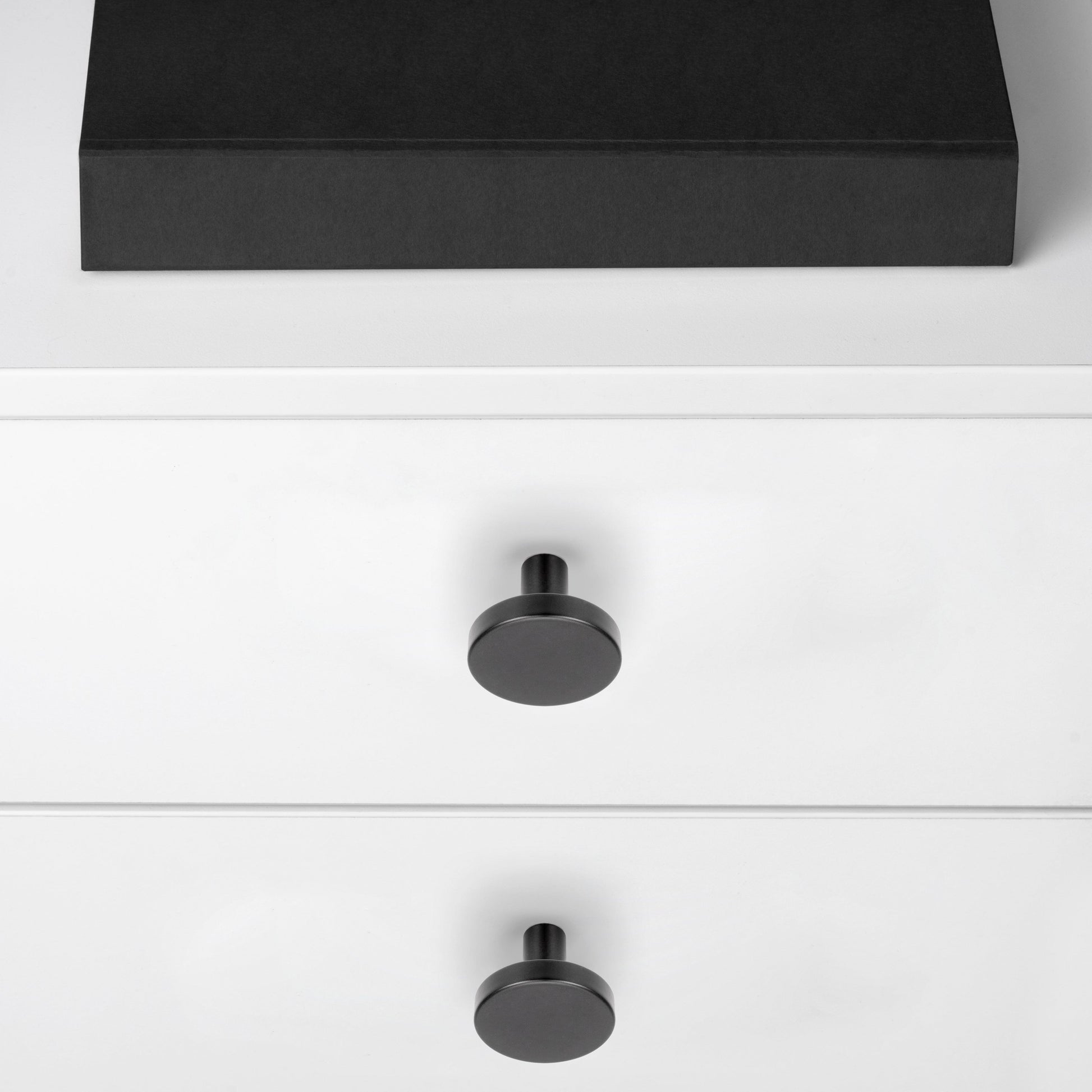 Emuca Set 10 Möbelknöpfe, Schrankknöpfe Uppsala, Durchmesser 30mm, Aluminium - werkzeug-online24