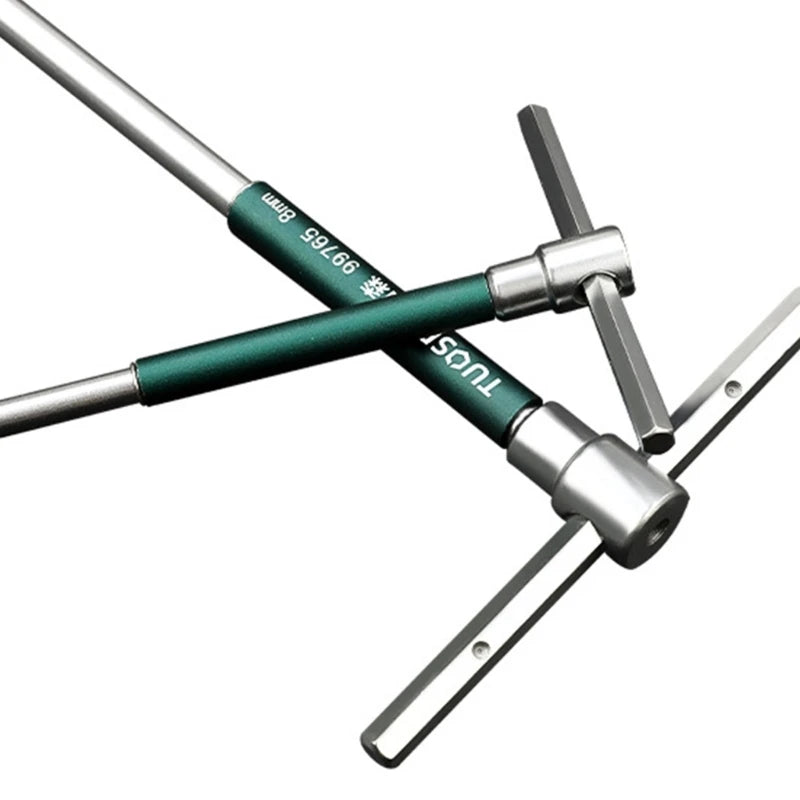Innensechskantschlüssel aus Karbonstahl, T-Griff, Stiftschlüssel, 2,5mm - 8mm 1 Stück - werkzeug-online24