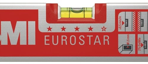 BMI Wasserwaage EUROSTAR Aluminium silber ± 0,5mm/m - werkzeug-online24