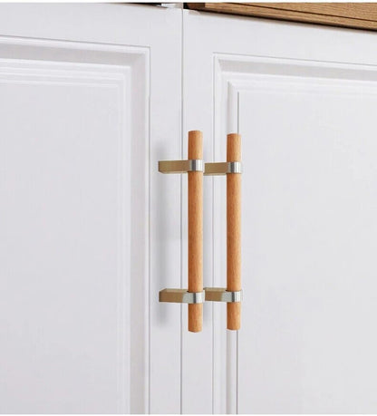 Küchengriffe, Schrankgriffe aus Holz, Möbelgriffe inkl. Befestigungsmaterial - werkzeug-online24