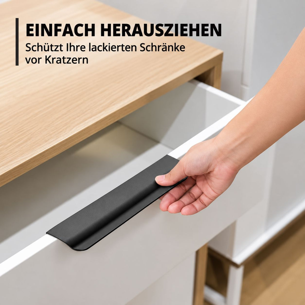 Schrankgriffe Schwarz, Gold, Weiß, Bronze – Möbelgriffe bis 1200 mm - werkzeug-online24