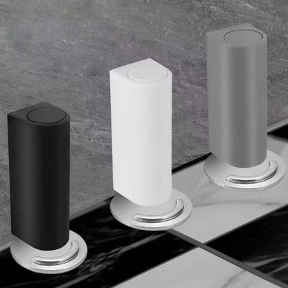 Magnetischer Türstopper aus Edelstahl – Schwarz oder Weiß – Türhalter mit starkem Magnet, ohne Bohren - werkzeug-online24
