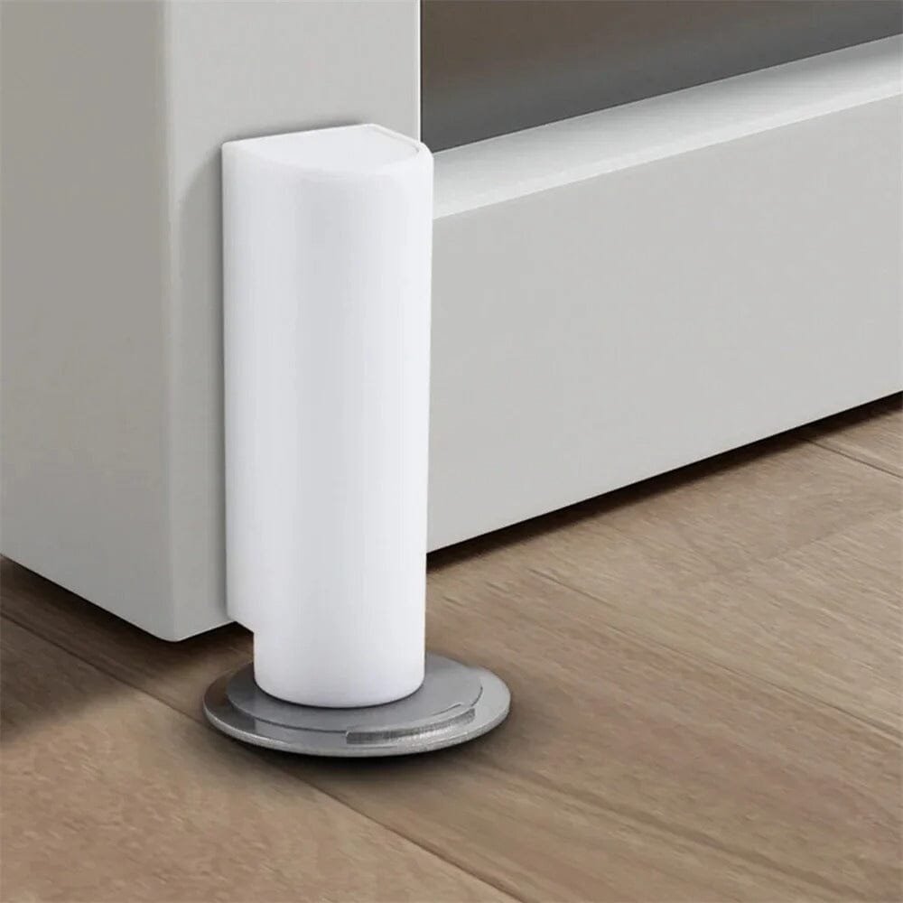 Magnetischer Türstopper aus Edelstahl – Schwarz oder Weiß – Türhalter mit starkem Magnet, ohne Bohren - werkzeug-online24