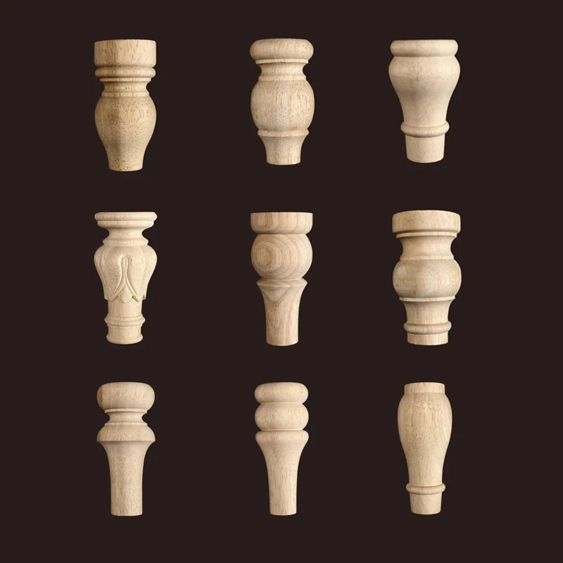 Möbelfüße Holz, Schrankfüße, Möbelbeine, viele Varianten, Massivholz - werkzeug-online24