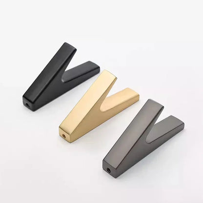 Handtuchhaken Metall, Einzelhaken, Wandhaken aus Metall Schwarz, Gold, Grau - werkzeug-online24