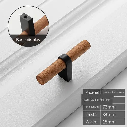 Küchengriffe, Schrankgriffe aus Holz, Möbelgriffe inkl. Befestigungsmaterial - werkzeug-online24
