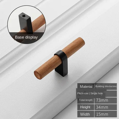 Küchengriffe, Schrankgriffe aus Holz, Möbelgriffe inkl. Befestigungsmaterial - werkzeug-online24