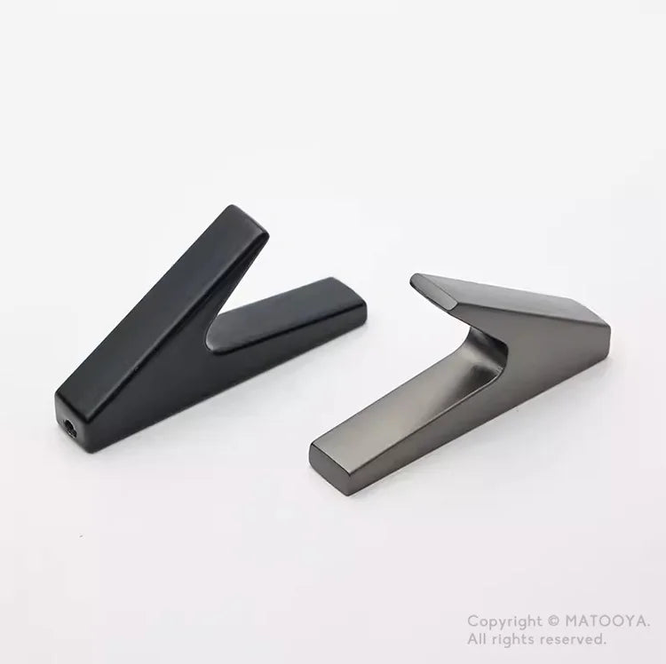Handtuchhaken Metall, Einzelhaken, Wandhaken aus Metall Schwarz, Gold, Grau - werkzeug-online24