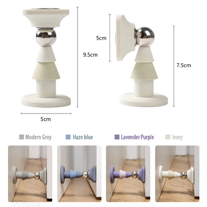 Magnetischer Türstopper Wandmontage, selbstklebender Türstopper - werkzeug-online24