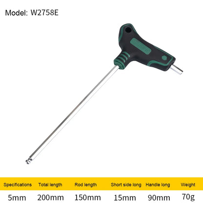 T-Griff Schraubendreher,Innensechskantschlüssel, Stiftschlüssel mit Quergriffen 1.5-12mm Kugelkopf - werkzeug-online24