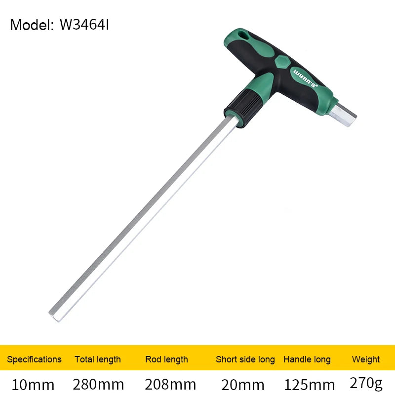 T-Griff Schraubendreher,Innensechskantschlüssel, Stiftschlüssel mit Quergriffen 1.5-12mm Kugelkopf - werkzeug-online24