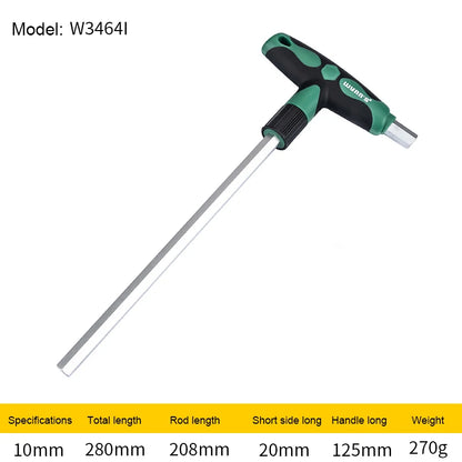 T-Griff Schraubendreher,Innensechskantschlüssel, Stiftschlüssel mit Quergriffen 1.5-12mm Kugelkopf - werkzeug-online24