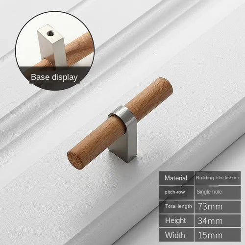 Küchengriffe, Schrankgriffe aus Holz, Möbelgriffe inkl. Befestigungsmaterial - werkzeug-online24