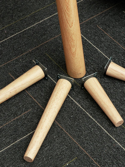 Schrankfüße Holz Set 4 Stück, Holz Möbelfüße, Möbelbeine Massivholz - werkzeug-online24