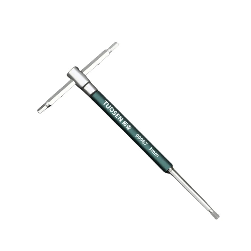Innensechskantschlüssel aus Karbonstahl, T-Griff, Stiftschlüssel, 2,5mm - 8mm 1 Stück - werkzeug-online24