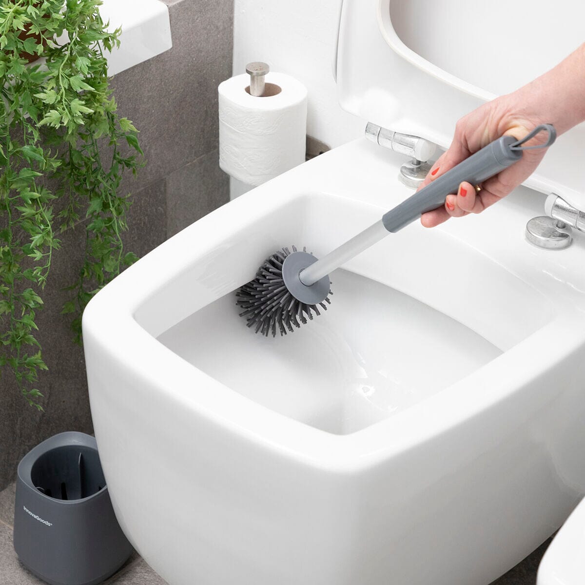 WC-Bürste aus Gummi Kleanu InnovaGoods - werkzeug-online24