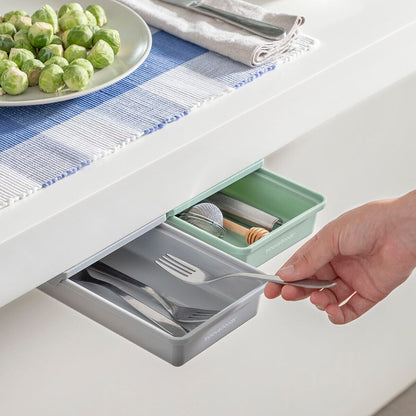 Satz selbstklebender Hilfsschubladen für den Schreibtisch Underalk InnovaGoods Packung mit 2 Einheiten - werkzeug-online24
