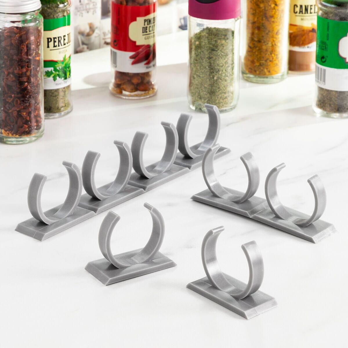 Selbstklebendes und aufteilbares Gewürzregal Jarlock x20 InnovaGoods - werkzeug-online24