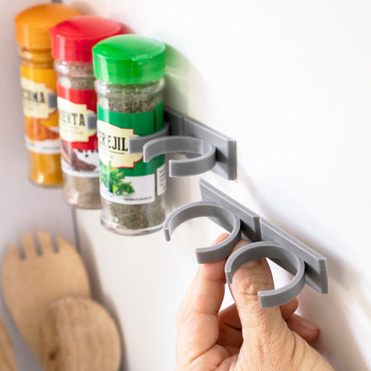 Selbstklebendes und aufteilbares Gewürzregal Jarlock x20 InnovaGoods - werkzeug-online24