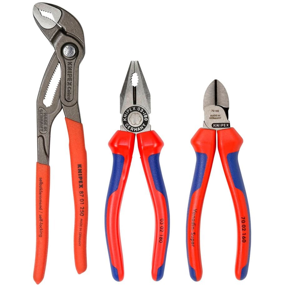 KNIPEX Zangensatz 3-teilig - 00 20 09 V01 - werkzeug-online24