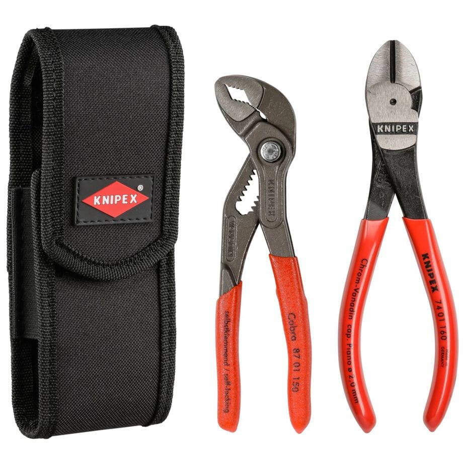 KNIPEX Zangensatz 2-teilig Gürteltasche - 00 20 72 V02 - werkzeug-online24