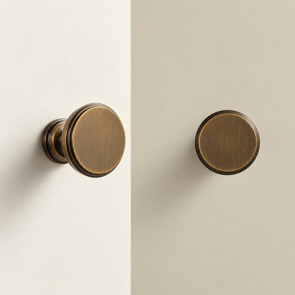Möbelgriff aus massivem Messing – französischer Retro-Stil in Antik-Bronze - werkzeug-online24