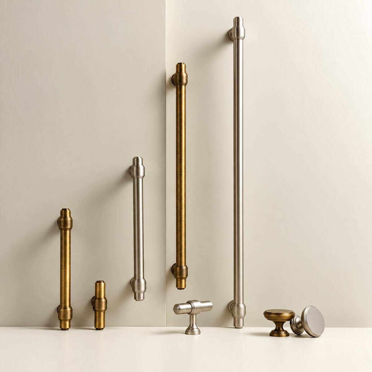 Möbelgriff aus massivem Messing – französischer Retro-Stil in Antik-Bronze - werkzeug-online24