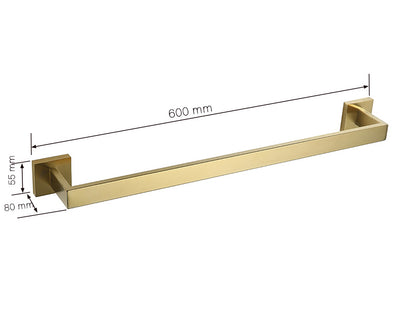 Bad-Accessoires, Bad Zubehör, Badausstattung Edelstahl Gold - werkzeug-online24