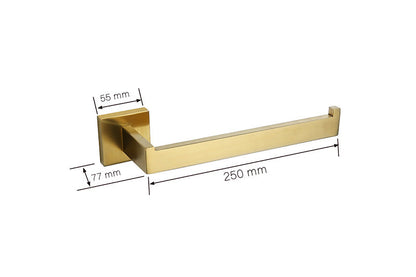 Bad-Accessoires, Bad Zubehör, Badausstattung Edelstahl Gold - werkzeug-online24