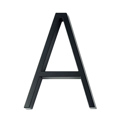 Hausnummer aus Metall schwarz - Höhe 125 mm - werkzeug-online24