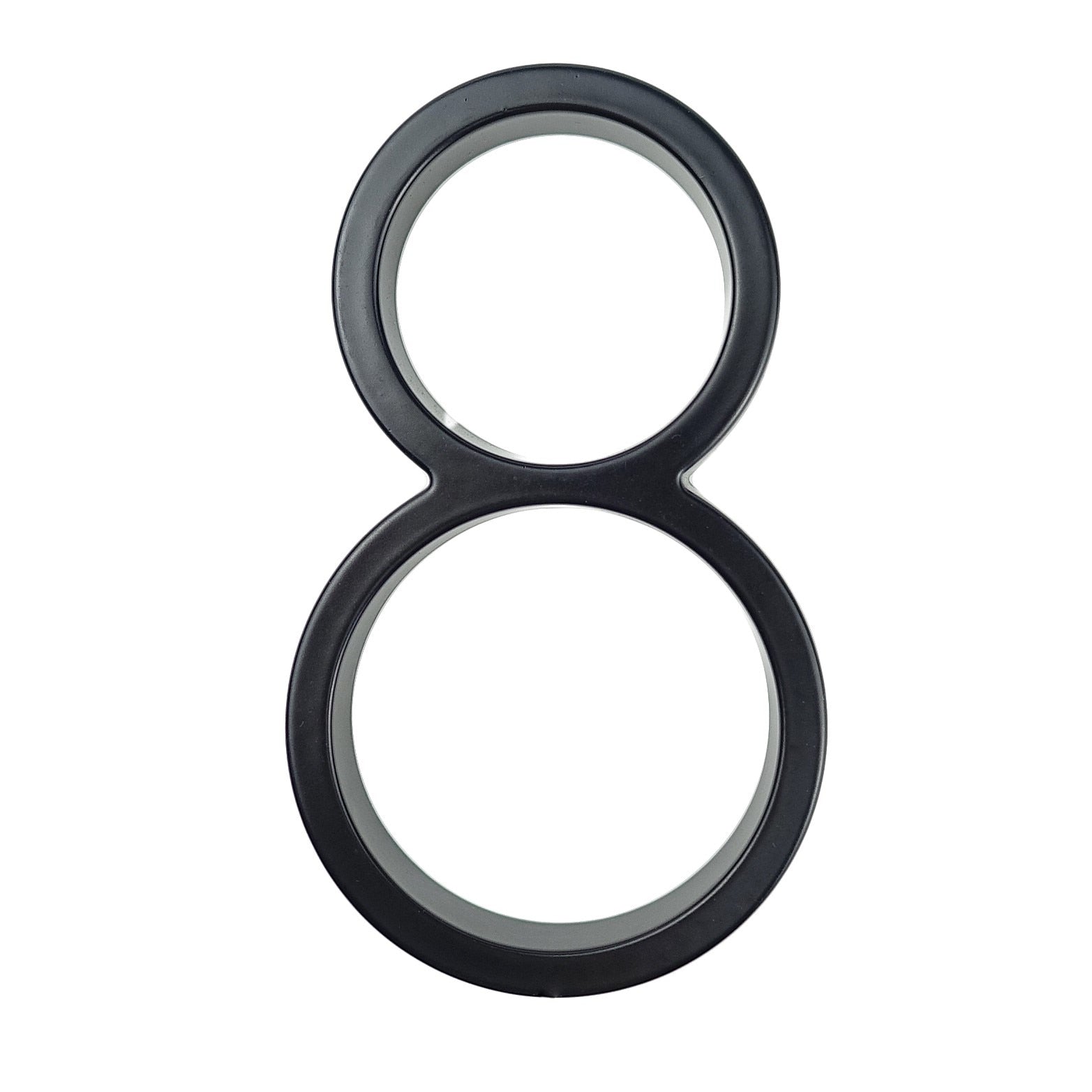 Hausnummer aus Metall schwarz - Höhe 125 mm - werkzeug-online24