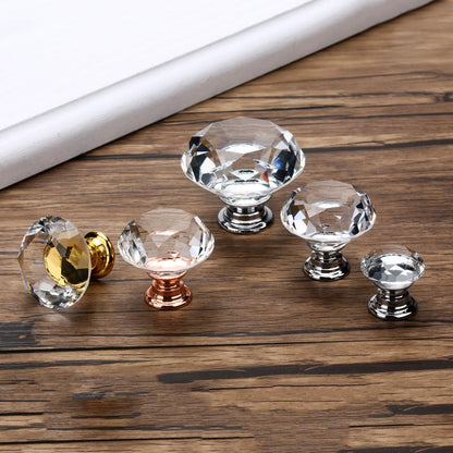 Möbelknöpfe, Schrankknöpfe Glas 20-40mm - werkzeug-online24