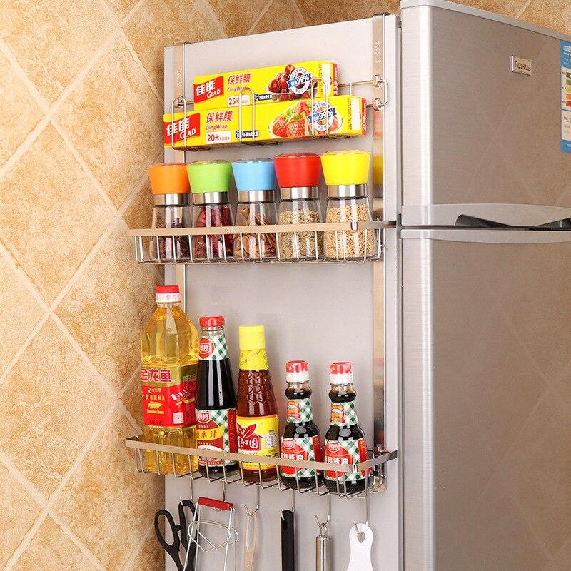 Hängeregal Edelstahl für Kühlschrank, Gerätehalter - werkzeug-online24