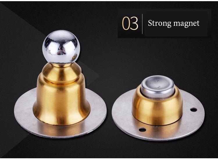 Magnetischer Türstopper Edelstahl selbstklebend verschiedene Farben - werkzeug-online24
