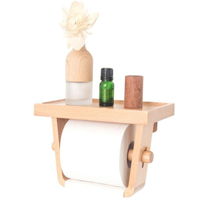 Toilettenpapierhalter Design Holz - werkzeug-online24