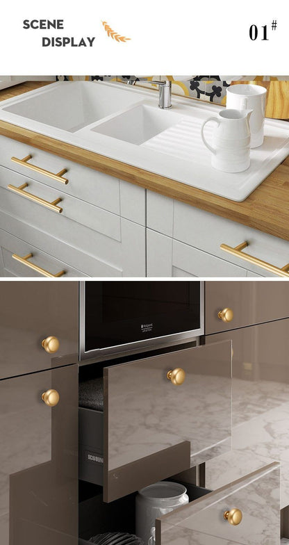 Schrankgriffe, Kommodengriffe Design Gold - werkzeug-online24