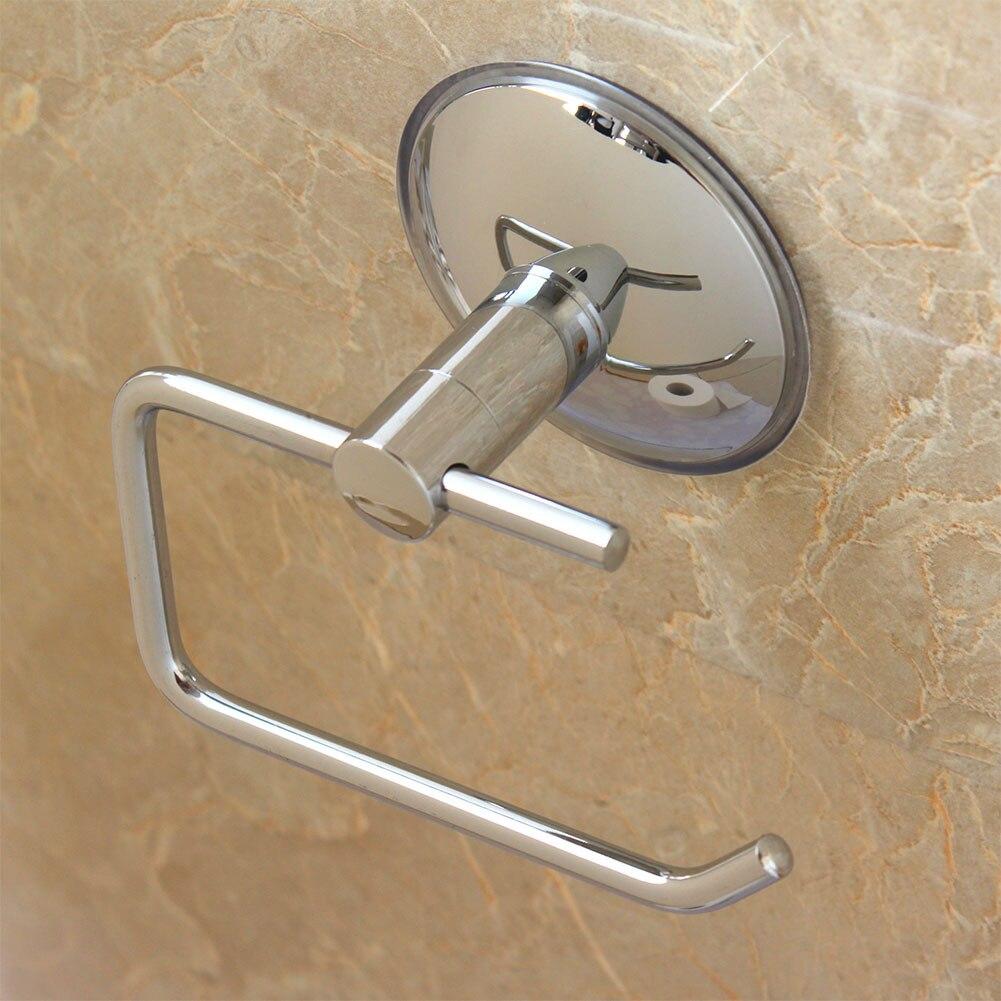 Toilettenpapierhalter Edelstahl mit Saugnapf - werkzeug-online24