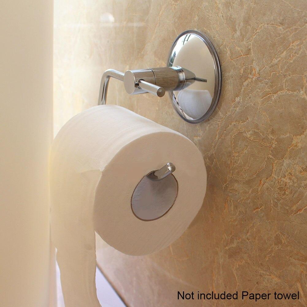 Toilettenpapierhalter Edelstahl mit Saugnapf - werkzeug-online24