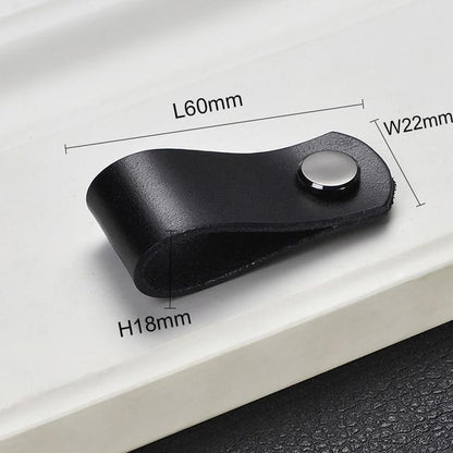 Möbelknöpfe, Schrankknöpfe aus Leder Nordic Style - werkzeug-online24